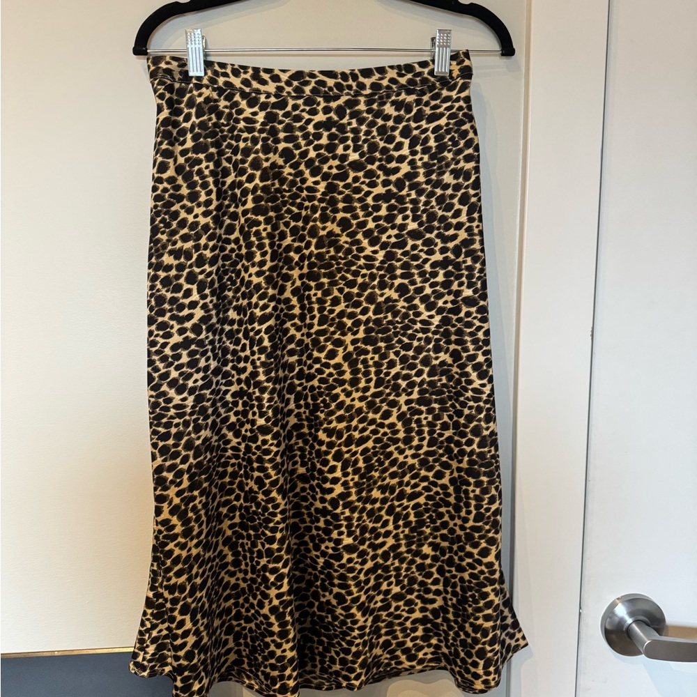 J Crew Leopard Print Women's Skirt